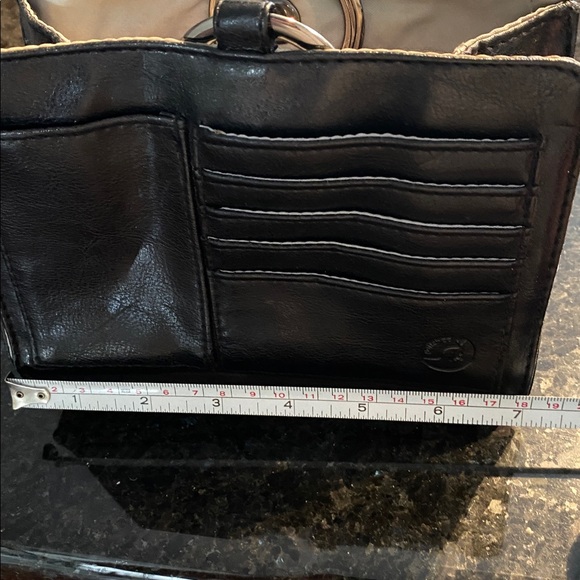 Pouched all leather organizer and purse insert - Picture 7 of 9